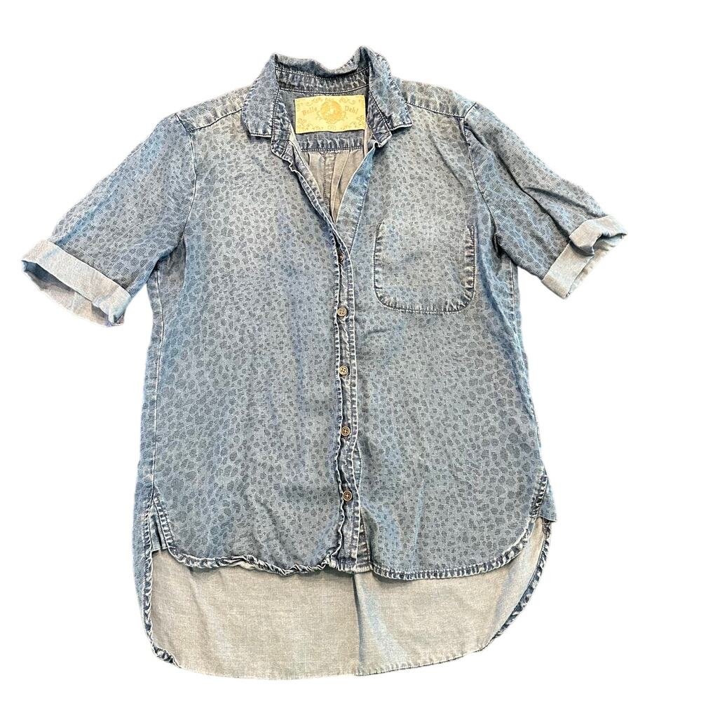 Bella Dahl Blue Button Down Shirt